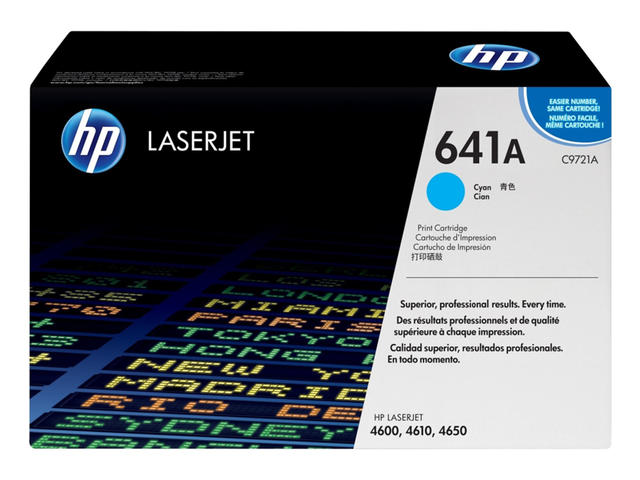 Консумативи Оригинален HP 641A Cyan LaserJet Toner Cartridge