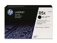 Консумативи Оригинален HP 05X Black Dual Pack LaserJet Toner Cartridges