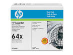 Консумативи Оригинален HP 64X Black Dual Pack LaserJet Toner Cartridges