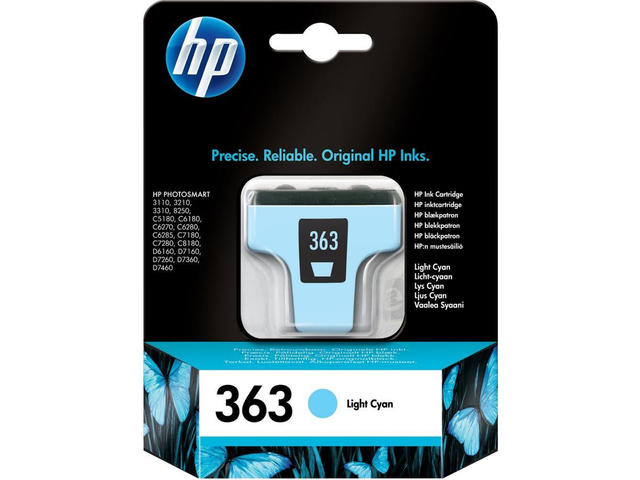 Консумативи Оригинален HP 363 Light Cyan Ink Cartridge