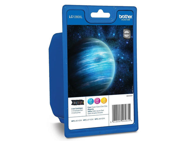 Консумативи Оригинален Brother LC-1280XL C/M/Y Rainbow Bonus Pack Ink Cartridge