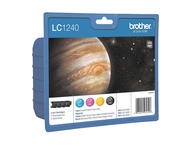 Консумативи Оригинален Brother LC-1240 BK/C/M/Y Value Bonus Pack Ink Cartridge