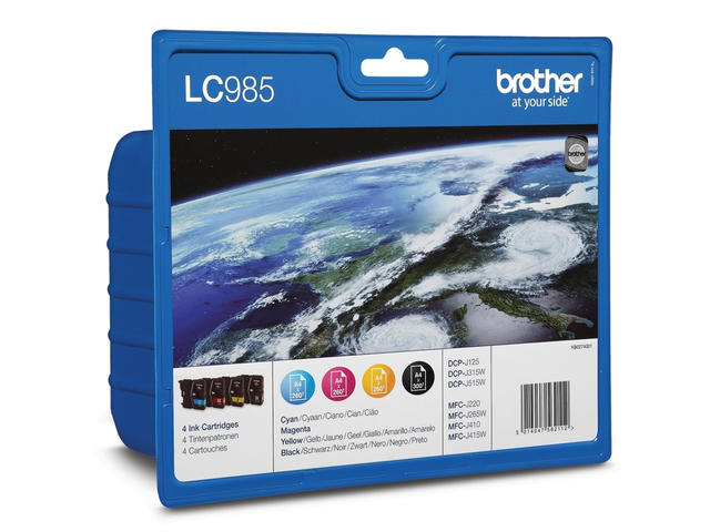 Консумативи Оригинален Brother LC-985 BK/C/M/Y VALUE BP Ink Cartridge Set