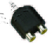 Кабели и Адаптери VCom Адаптер 3.5mm Stereo M / 2x RCA F - CA501