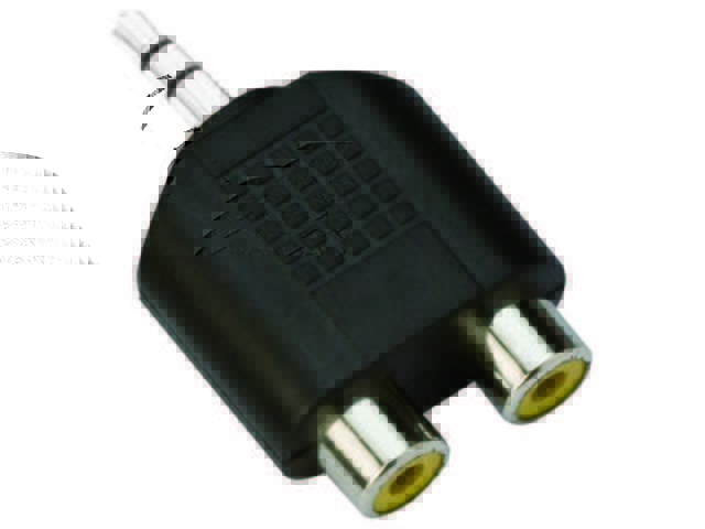 Кабели и Адаптери VCom Адаптер 3.5mm Stereo M / 2x RCA F - CA501