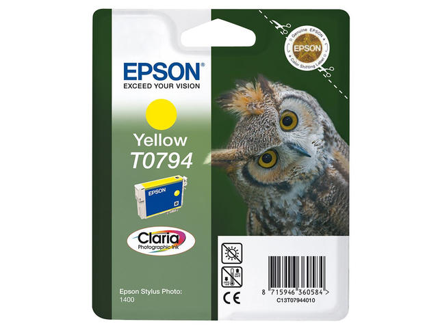 Консумативи Оригинален Epson T0794 Yellow Ink Cartridge