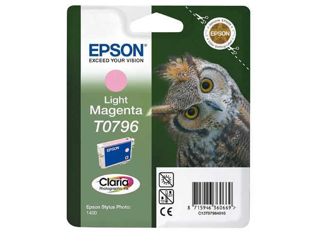 Консумативи Оригинален Epson T0796 Light Magenta Ink Cartridge