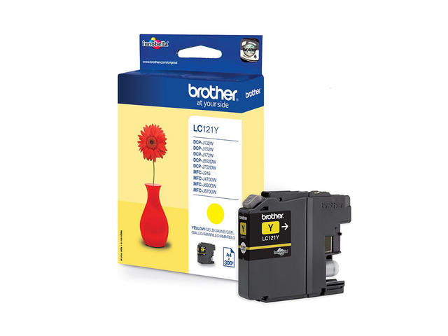 Консумативи Оригинален Brother LC-121 Yellow Ink Cartridge