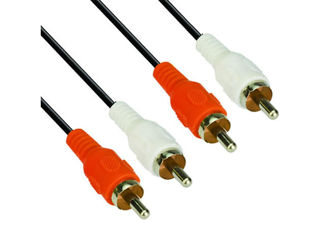 Кабели и Адаптери VCom Аудио Кабел RCA 2x M / RCA 2x M - CV022-1.5m