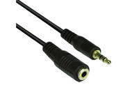 Кабели и Адаптери VCom Аудио Кабел 3.5mm Stereo M / F - CV202-5m