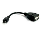 Кабели и Адаптери VCom Кабел OTG USB AF / Micro USB Black - CU226-0.2m