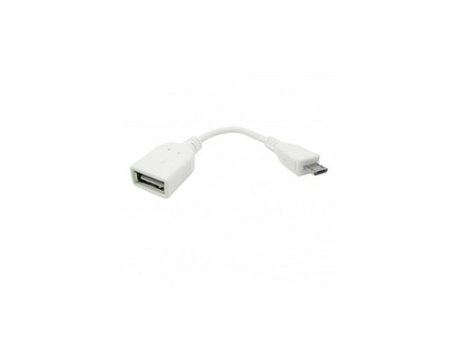 Кабели и Адаптери VCom Кабел OTG USB AF / Micro USB - CU226A-W-0.2m