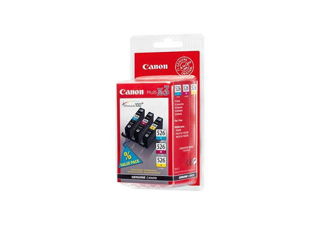 Консумативи Оригинален Canon CLI-526 C/M/Y Pack 