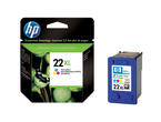 Консумативи Оригинален HP 22XL Tri-color Inkjet Print Cartridge