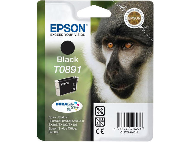 Консумативи Оригинален Epson T0891 Black Ink Cartridge