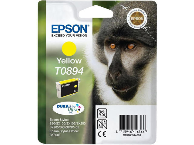 Консумативи Оригинален Epson T0894 Yellow Ink Cartridge