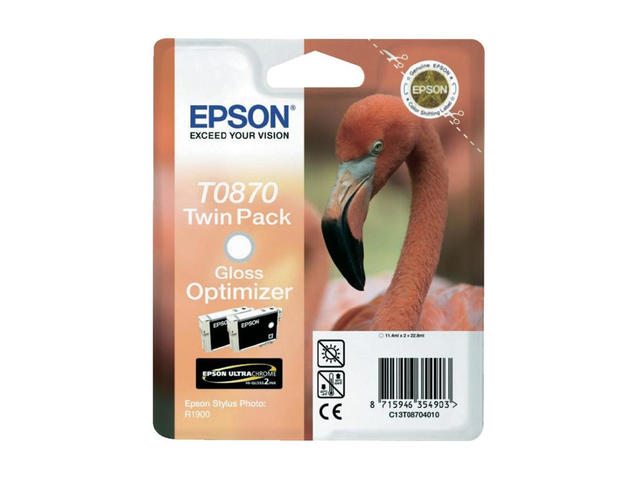 Консумативи Оригинален Epson T0870 Gloss Optimizer Ink Cartridge