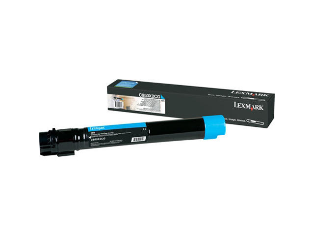 Консумативи Оригинален Lexmark C950 Cyan Toner Cartridge Extra High Regular