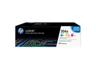 Консумативи Оригинален HP 304A CYM Tri-Pack LaserJet Toner Cartridge