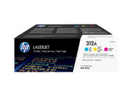 Консумативи Оригинален HP 312A 3-pack CYM Original LaserJet Toner Cartridges