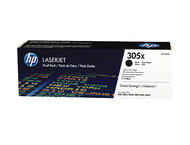 Консумативи Оригинален HP 305X Black Dual Pack LaserJet Toner Cartridge