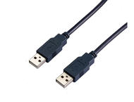 Кабели и Адаптери VCom Кабел USB 2.0 AM / AM Black - CU203-B-2m