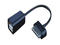 Кабели и Адаптери VCom Кабел OTG Samsung M / USB AF Black - CU277-0.15m