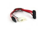 Кабели и Адаптери VCom Adapter SATA + Molex to SATA Power/Data for Slim DVD - CE361-0.15m