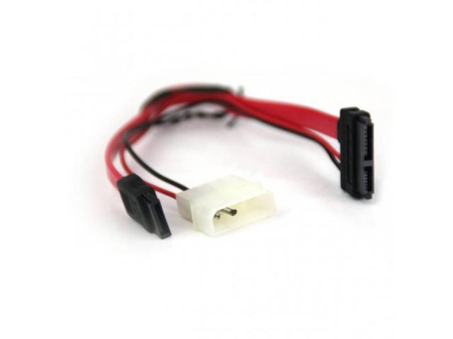 Кабели и Адаптери VCom Adapter SATA + Molex to SATA Power/Data for Slim DVD - CE361-0.15m