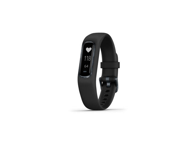 Смарт гривни Garmin vivosmart 4 Midnight с черна каишка, L