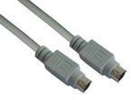 Кабели и Адаптери VCom Кабел PS/2 6pin M/M - CK001-5m