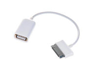 Кабели и Адаптери VCom OTG Samsung M / USB AF White - CU277-W-0.2m