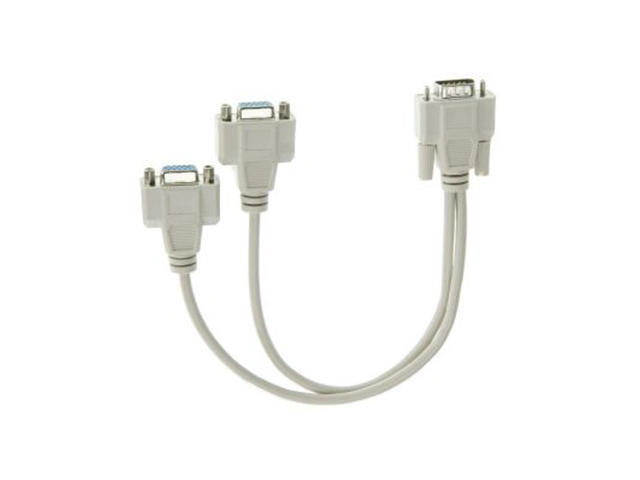 Кабели и Адаптери VCom VGA splitter HD15 M - 2xHD15 F - CG021-0.2m