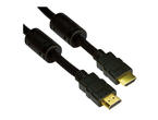 Кабели и Адаптери VCom Кабел HDMI M / M Gold+2 Ferrite v1.4 ethernet 3D - CG511D-1.8m