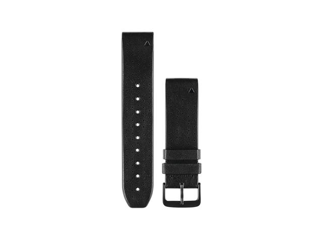 Каишки Garmin QuickFit 22 черна кожена каишка