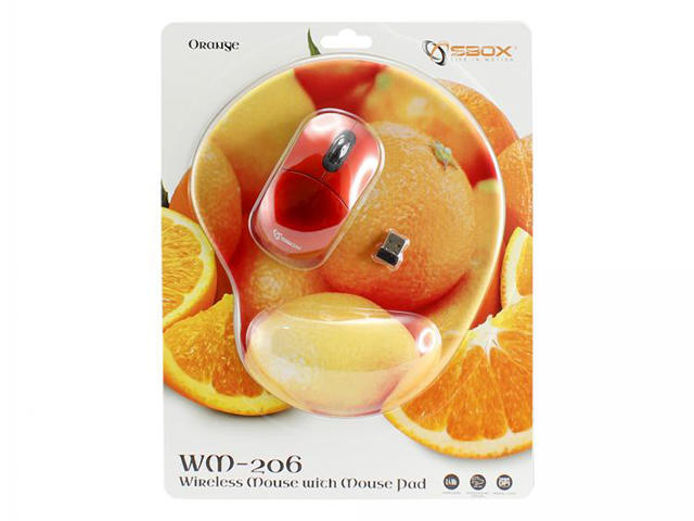 Мишки SBOX WM-206R, оранжева