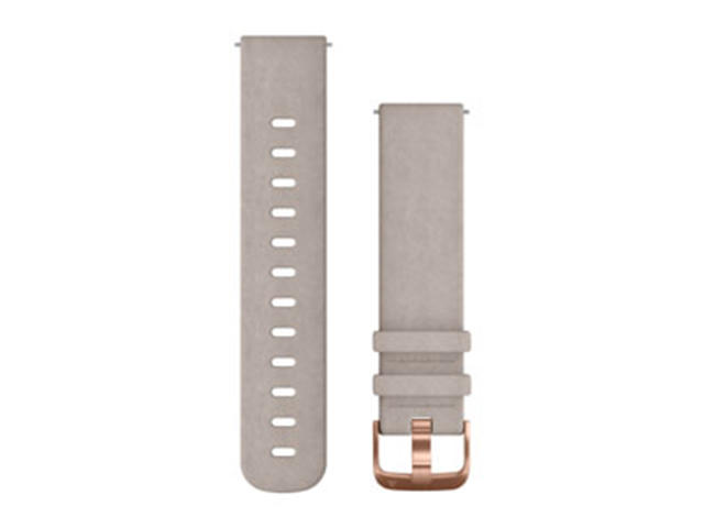 Каишки Garmin бързоосвобождаваща се велурена каишка - Tan Suede (20 mm)