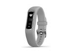Смарт гривни Garmin vivosmart 4 сребрист със сива каишка, S/M