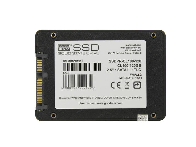 SSD 120GB GoodRam SATA 2.5