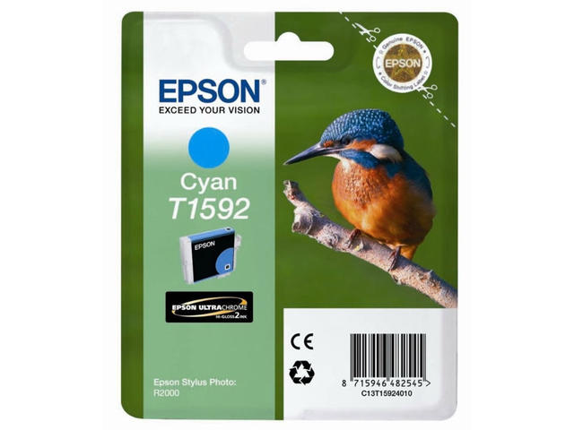 Консумативи Оригинална мастилница EPSON T1592 Cyan