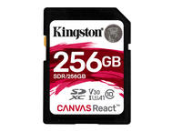 Карти памет 256GB SDXC Kingston Canvas React Class 10 UHS-I U3