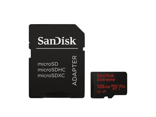 Карти памет 128GB microSDXC SanDisk Extreme PRO Class 10 U3 Adapter