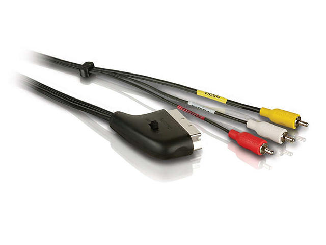 Кабели и Адаптери Philips cable Scart - Composite A/V 1.5m