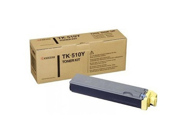 Консумативи Оригинална тонер касета Kyocera TK-510Y, жълта