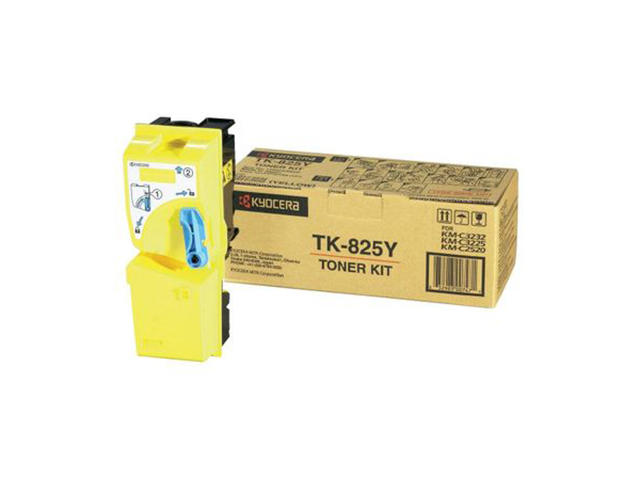 Консумативи Оригинална тонер касета Kyocera TK-825Y, жълта