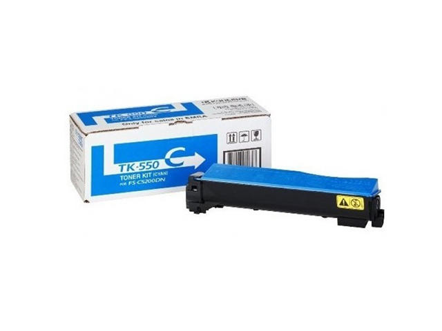 Консумативи Оригинална тонер касета Kyocera TK-550C, синя