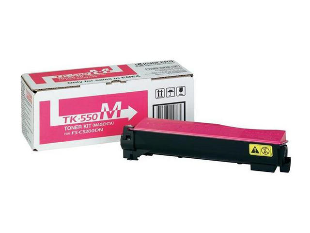 Консумативи Оригинална тонер касета Kyocera TK-550M, магента