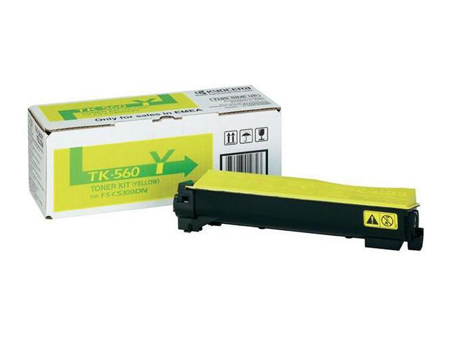 Консумативи Оригинална тонер касета Kyocera TK-560Y, жълта