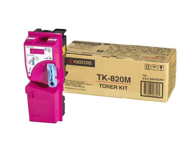 Консумативи Оригинална тонер касета Kyocera TK-820M, магента