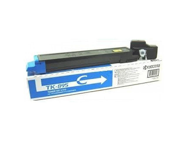 Консумативи Оригинална тонер касета Kyocera TK-895C, синя